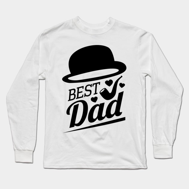 Best Dad Long Sleeve T-Shirt by A&P